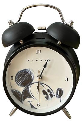 שעון מעורר מיקי מאוס, מוצר רשמי. שעון מעורר של מיקי מאוס, מוצר רשמי של דיסני, פועל על סוללה