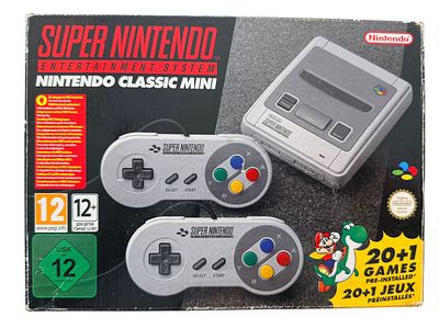 נינטנדו - קונסולת משחקים אלקטרוניים סופר נינטנדו SUPER NES CLASSIC NINTENDO. קונסולת משחקים 