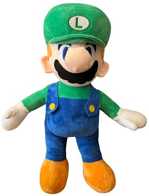 סופר מריו - בובת פרווה ענקית לואיג׳י, סופר מריו Super Mario. בובת פרווה ענקית בדמותה של לואיג׳י 