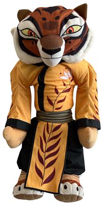 קונג פו פנדה - בובת פרווה מאסטר טיגריס, קונג פו פנדה Kung Fu Panda. בובת פרווה מקורית גדולה בדמותה 