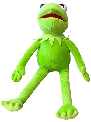 החבובות - בובת פרווה קרמיט, החבובות, The Muppet show, דיסני. בובת פרווה דיסני בדמותו של קרמיט מהסרט 