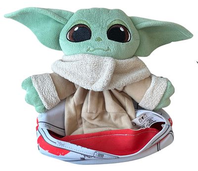 סטאר וורס - בובת פרווה בייבי יודה Baby Yoda מלחמת הכוכבים: המנדלוריאן. בובת פרווה דיסני בדמותו של 