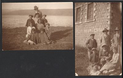 דמויות במטולה וביסוד המעלה, 1931. לוט 2 תצלומים של דמויות ביסוד המעלה ומטולה, תרצ"א, 1931