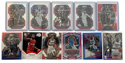 לוט 11 קלפי NBA של הקבוצה לוס אנג'לס קליפרס Los Angeles Clippers. הלוט כולל פרללים, קלפי רוקי 