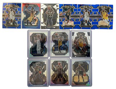 לוט 12 קלפי NBA של הקבוצה אינדיאנה פייסרס Indiana Pacers. הלוט כולל פרללים, קלפי רוקי וחמישה 