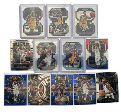 לוט 12 קלפי NBA של הקבוצה אינדיאנה פייסרס Indiana Pacers. הלוט כולל פרללים, קלפי רוקי וחמישה 