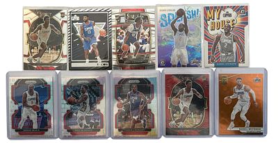 לוט 10 קלפי NBA של הקבוצה לוס אנג'לס קליפרס Los Angeles Clippers. הלוט כולל פרללים, אינסרטים 