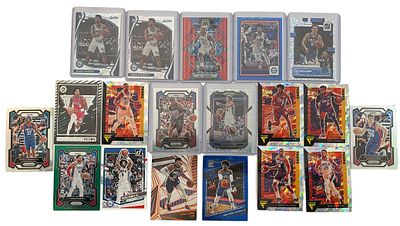 לוט 19 קלפי NBA של הקבוצה פילדלפיה 76 Philadelphia 76ers. הלוט כולל פרללים, וקלפי רוקי. הלוט 