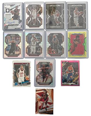 לוט 11 קלפי NBA של הקבוצה קליבלנד קאבלירס Cleveland Cavaliers. הלוט כולל אינסרטים, פרללים, קלפי 