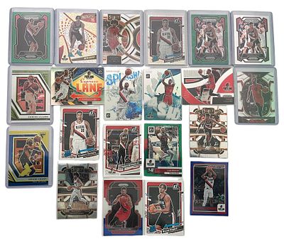 לוט 21 קלפי NBA של הקבוצה פורטלנד טרייל בלייזרס Portland Trail Blazers. הלוט כולל אינסרטים 