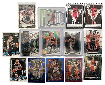 לוט 14 קלפי NBA של הקבוצות ברוקלין נטס Brooklyn nets וטורונטו ראפטורס Toronto Raptors. הלוט 