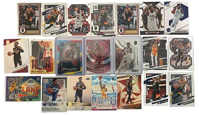 לוט 20 קלפי NBA של הקבוצה מילווקי באקס Milwaukee Bucks. הלוט כולל פרללים, אינסרטים, קלפי רוקי 