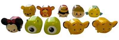 המיניונים - לוט 10 בובות של המיניונים, וולט דיסני, חתומות PMI, מצבים טובים מאוד