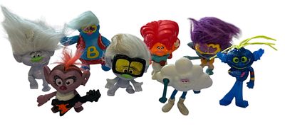 לוט 8 בובות גדולות שניתנו כמתנה בסניפי מקדונלדס, תקופות שונות