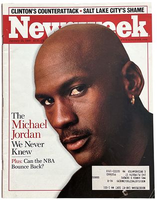 מייקל ג'ורדן - ניוזוויק, מייקל ג'ורדן, 1999. מגזין: מגזין ניוזוויק Newsweek, על השער: מייקל ג'ורדן. 