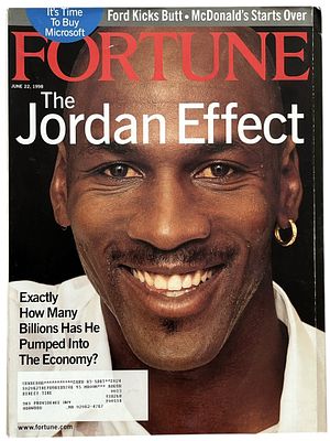 מייקל ג'ורדן - פורצ'ן, מייקל ג'ורדן, 1998. מגזין: מגזין פורצ'ן FORTUNE, על השער: מייקל ג'ורדן. 22 