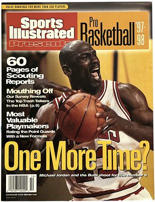 מייקל ג'ורדן - ספורט אילוסטרייטד, מייקל ג'ורדן, 1997. מגזין: ספורט אילוסטרייטד Sports Illustrated 