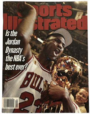 מייקל ג'ורדן - ספורט אילוסטרייטד, מייקל ג'ורדן, 1997. מגזין: ספורט אילוסטרייטד Sports Illustrated 