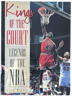 ספר אגדות NBA. ספר אודות אגדות האן.בי.איי KINGS OF THE COURT, מאת אלן מינסקי, על השער: מייקל 