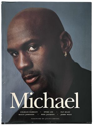 מייקל ג'ורדן - ספר מייקל ג'ורדן. ספר אודות מייקל ג'ורדן, MICHAEL, שנת 1998, הקדמה מאת ד"ר ג'יי. שפה 
