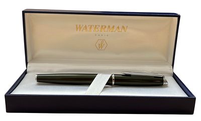 עט נובע ווטרמן Waterman Hemisphere – ירוק, חוד כסף, מהדורה יוקרתית. העט הנובע Waterman 