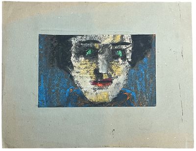 אסתר ברלין יואל - אסתר ברלין יואל, גואש. אסתר ברלין-יואל (1895-1972), גואש, דמות אישה, לא חתום. 