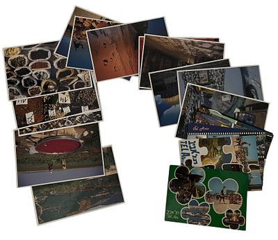 גלויות, עדנה פאר. לוט 14 גלויות של מקומות בישראל, מאת הצלמת עדנה פאר, שנות השמונים