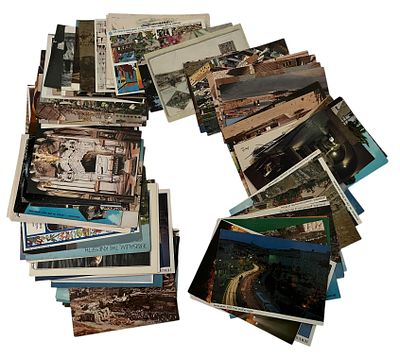 גלויות, ירושלים. לוט ענק של 89 גלויות של העיר ירושלים. הוצאות שונות, תקופות שונות. ייתכנו כפילויות