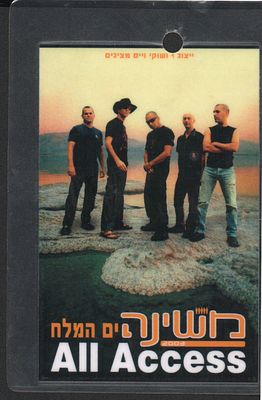 משינה - כרטיס משינה בים המלח, 2003. כרטיס / קרדיטציה להופעה של משינה בים המלח בשנת 2003. הכרטיס 