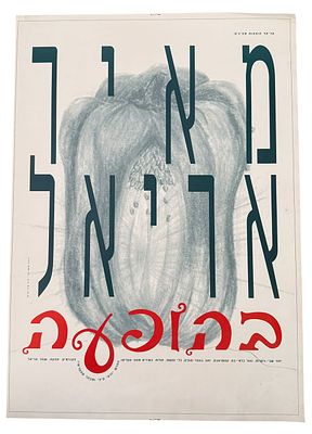 מאיר אריאל - כרזה מאיר אריאל, זרעי קיץ, 1994. כרזה מאיר אריאל, עם צאת מסע ההופעות של האלבום זרעי 