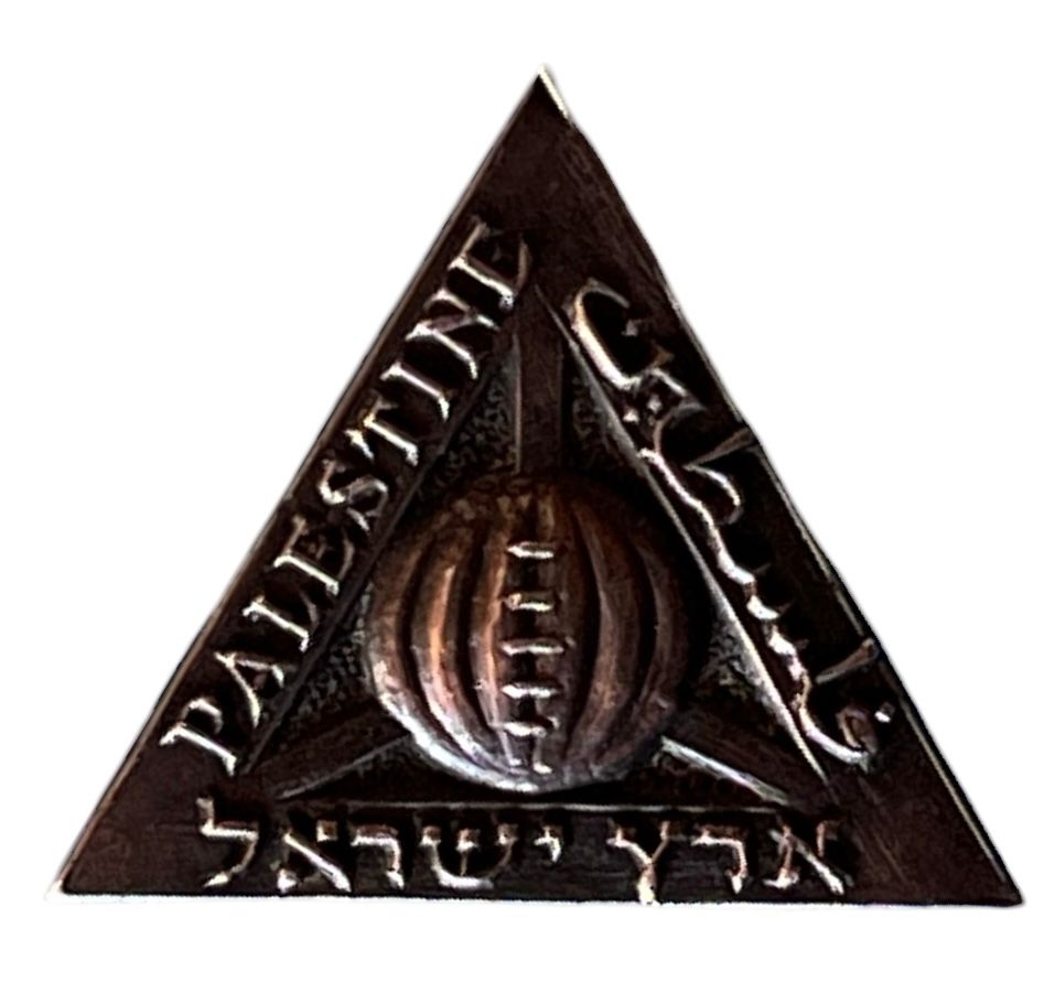 ההתאחדות הארץ ישראלית - סיכה ההתאחדות הארץ ישראלית לכדורגל. סיכת דש של ההתאחדות הארץ ישראלית 