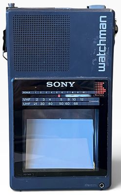 טלוויזיה ניידת SONY WATCHMAN, שנת 1987. טלוויזיה ניידת SONY WATCHMAN, דגם FD-42A, שנת 1987. 