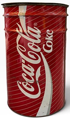 פחית חבית של קוקה קולה COCA COLA, שנות השמונים. פחית חבית ענקית של קוקה קולה COCA COLA, המיועדת 