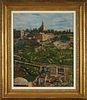 Ludwig Blum - 1891 – 1974. Mount Zion, 1956,
Oil on canvas, 61x50 cm.
Signed and dated.
The Image - 1