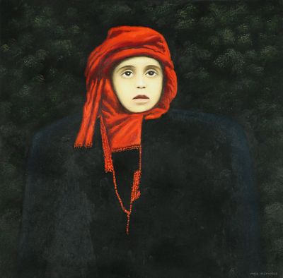 Meir Pichhadze - 1955 – 2010. Girl,
Oil on canvas, 60x60 cm.
Signed.
The authenticity of the