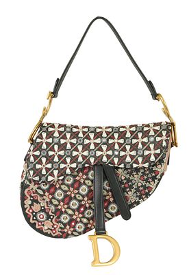 CHRISTIAN DIOR KALEIDIORSCOPIC SHOULDER BAG. Limited eddition. Beaded calfskin leather with hand 