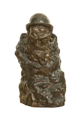 Reuven Rubin - 1893 – 1974. Figure, Bronze, Height: 41 cm.