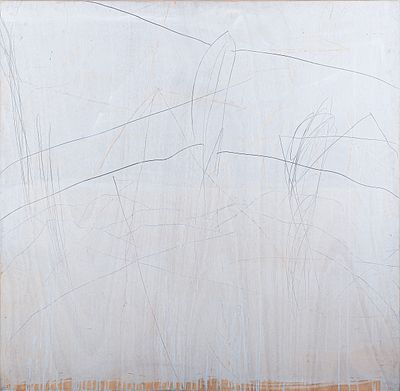 Raffi Lavie - 1937 - 2007. Untitled, 2006, 
Oil on plywood, 122x122 cm. 
Signed and dated. Signed 