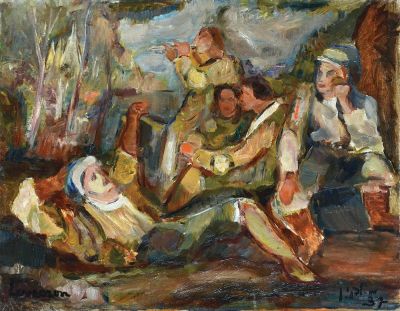 Mordechai Levanon
- 1901 - 1968. Workers at Rest, 