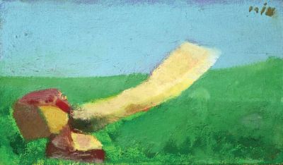 Ori Reisman
- 1924 - 1991. Landscape,
Oil on 