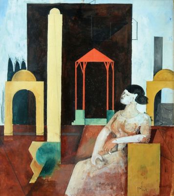 Arie Lubin
- 1897 - 1980. Woman in a Room,
