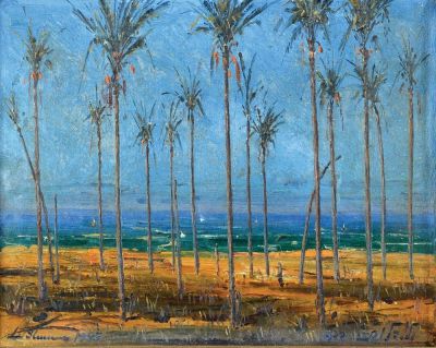 Ludwig Blum
- 1891 - 1974. Palm Trees on the 