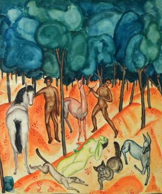Moshe Mokady
- 1902 - 1975. Figures in the Forest, 