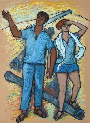 Shraga Weil
- 1918 - 2009. At the Negev, 