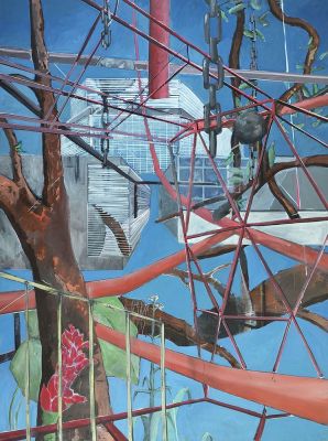 Elad Kopler
- b. 1974. Untitled,
Acrylic 