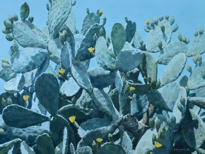 Boris Leifer
- b. 1946. Sabras, 2015,
Oil 