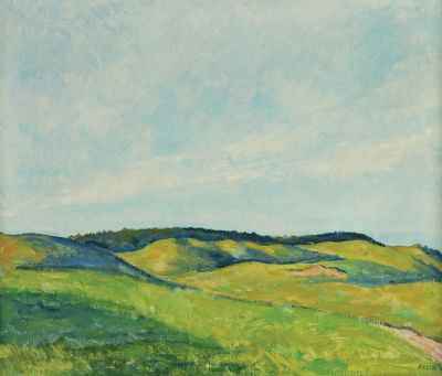 Emil Orlik
- 1870 - 1932. Landscape,
Oil on 