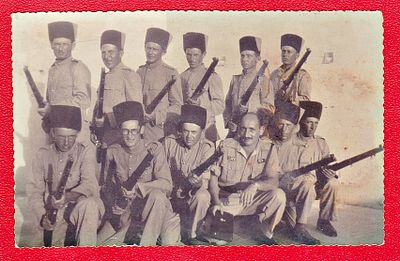 A company of Jewish police officers from the Kinneret group - Palestine Police, Eretz Israel - 