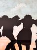 BEZALEL PALESTINE MEIR GUR ARIEH HAND MADE SHADOW. ‏צללית בעבודת יד גזירה, צביעה בה נראים Image - 3