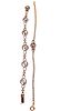 Antique necklace from the early 1900s in 18kt gold and silver with 2.10 ct diamonds. Antique Image - 3